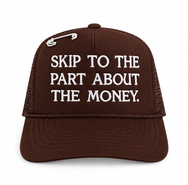 THE MONEY TALK TRUCKER HAT