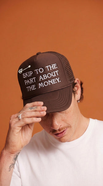 THE MONEY TALK TRUCKER HAT