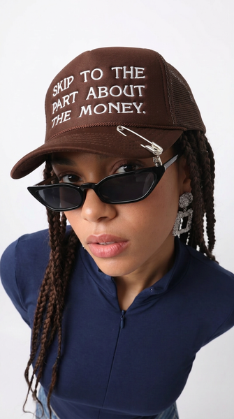 THE MONEY TALK TRUCKER HAT
