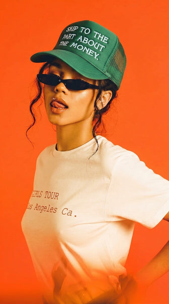 THE MONEY TALK TRUCKER HAT