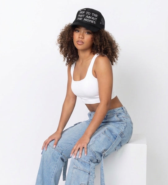 THE MONEY TALK TRUCKER HAT
